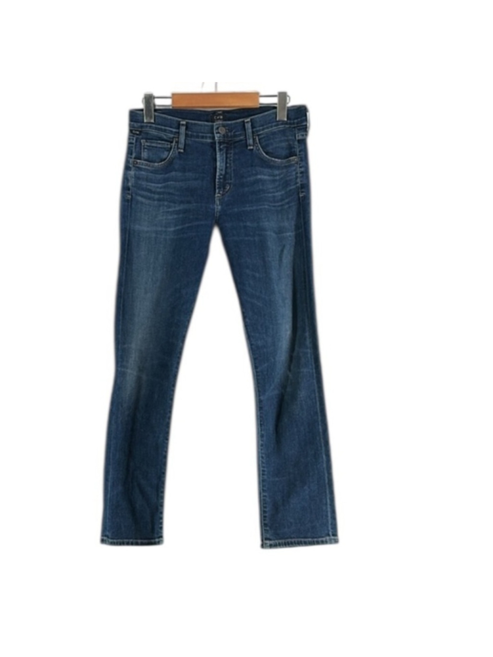 Citizens of Humanity Agnes crop jeans slim straight midrise sz 26